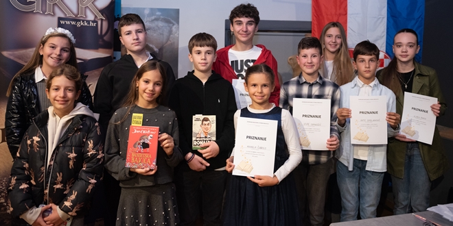 GKK: Iva Kadić i Stipe Samardžić pobjednici u županijskom Natjecanju u čitanju naglas