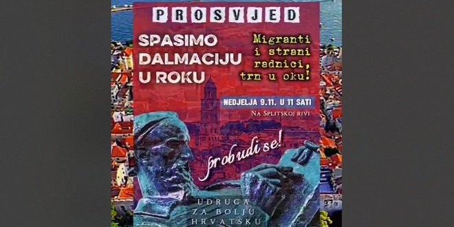 VIDEO Udruga za bolju Hrvatsku poziva na nedjeljni prosvjed