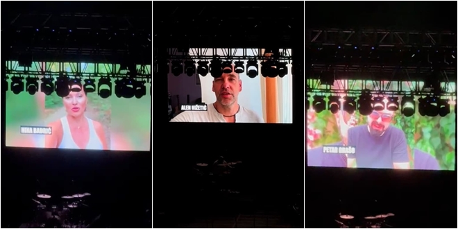 VIDEO Prije početka koncerta na Gripama prikazana video čestitka povodom 40 godina klape Intrade