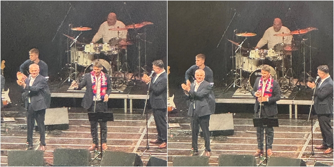 Publika proslavila pobjedu Hajduka: Bralić se omotao Hajdukovim šalom, a dvoranom odjeknula 'Bili su bili'