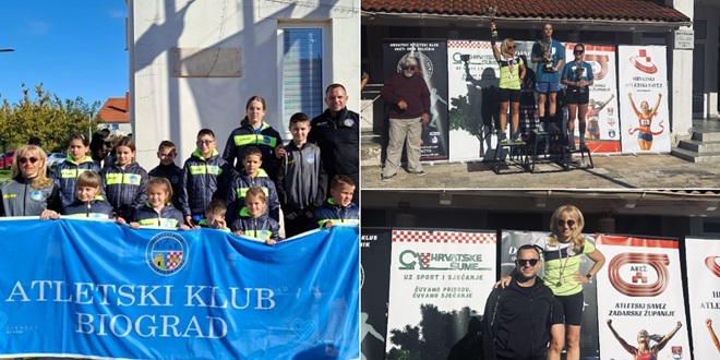 MEMORIJALNA UTRKA Brončana biogradska djeca i srebrna Natalija Gulin