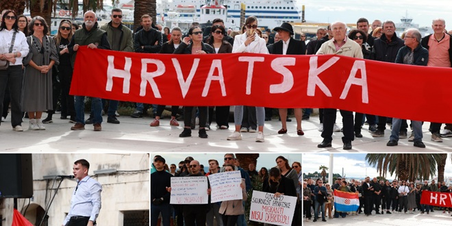 FOTO/VIDEO: SLAB ODAZIV Na Rivi novi prosvjed, usmjeren prema stranim radnicima