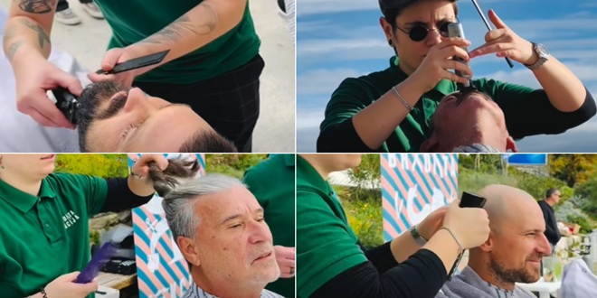 VIDEO Jutros na Bačvicama 'Bradati picigin'