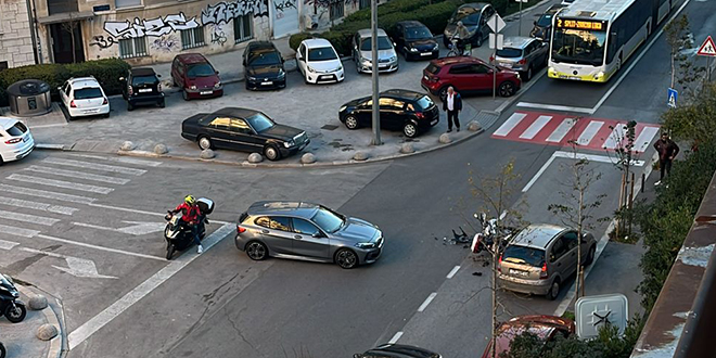 Prometna nesreća u Spinutu, pozvana Hitna pomoć