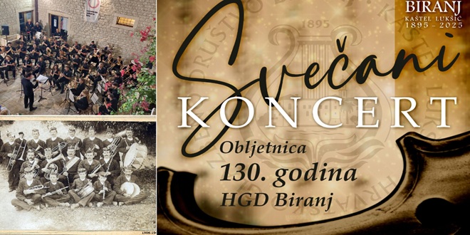 130 godina glazbe i tradicije: HGD Biranj iz Kaštel Lukšića slavi veliku obljetnicu koncertom za pamćenje
