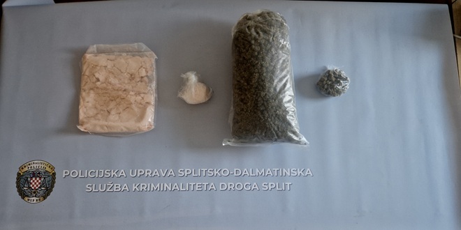 SPLIT Policija oduzela više od kilograma speeda te preko kilograma marihuane