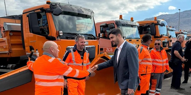 ZIMSKA SLUŽBA JE SPREMNA Dožupan Čogelja obišao Županijsku upravu za ceste