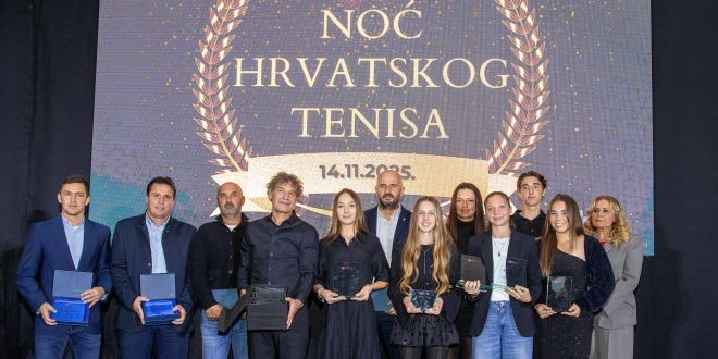 Dodijeljeno 20 nagrada u Noći hrvatskog tenisa, evo kome su pripale