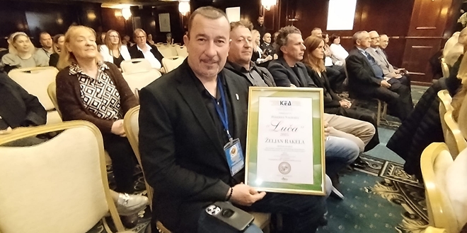 Posebna nagrada 'LUČA' 2025. dodijeljena Željanu Rakeli