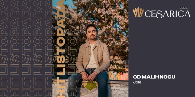 Jole osvojio Cesaricu za 'Hit listopada'