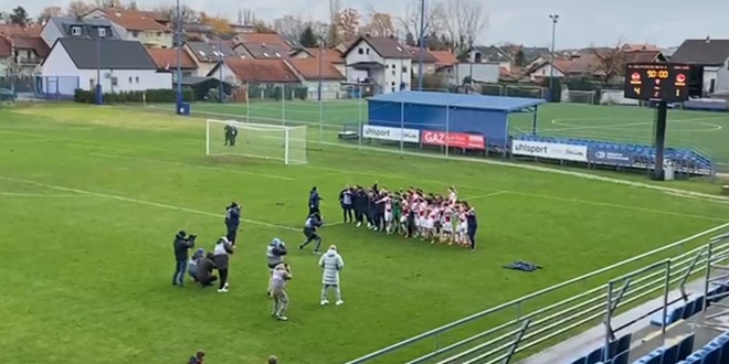 VIDEO: Pogledajte uz koju je pjesmu mlada hrvatska reprezentacija proslavila pobjedu nad Srbijom