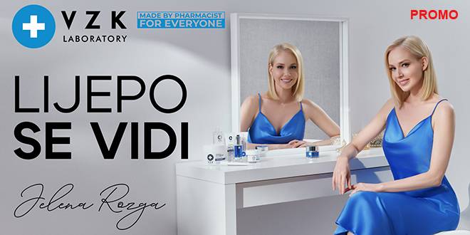 Jelena Rozga zaštitno lice VZK Laboratory dermokozmetike