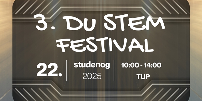 Treće izdanje Du STEM festivala ovu subotu donosi robote, reciklažu uživo i inovacije iz regije
