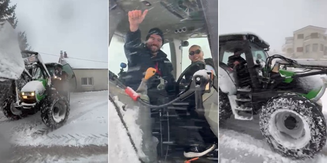 VIDEO: Čisti se snijeg da bi se moglo u svatove