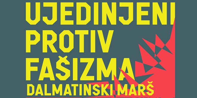 Dalmatinski marš protiv fašizma 30. studenoga u Zadru