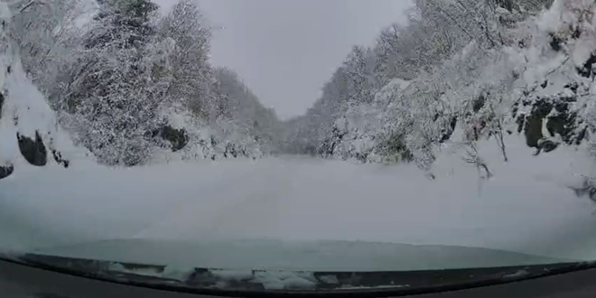 VIDEO Pogledajte kako je danas izgledala vožnja kroz Liku