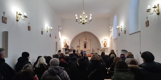 Hodočasnici iz Zadra stigli u Budimire unatoč snijegu i ledu