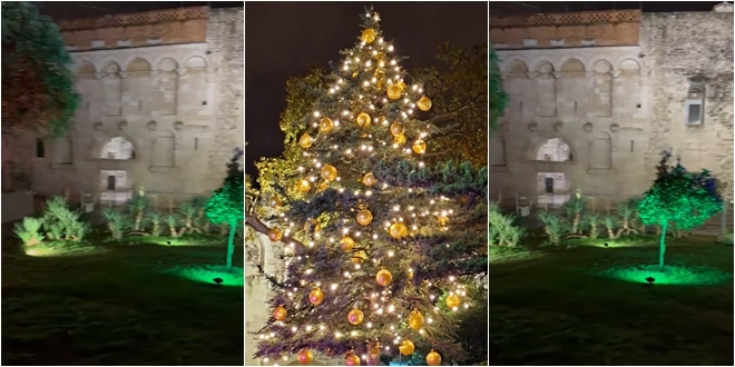 PRVI PUT Ovako izgleda 'najlipša živa jelka', okićena kraj Zlatnih vrata