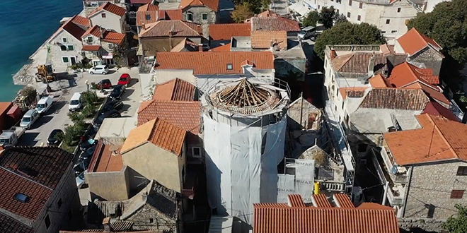 VIDEO Provjerite kako napreduje obnova kule Cambi 