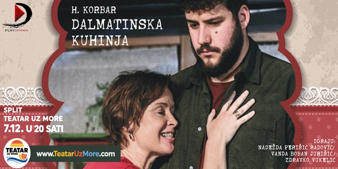 TEATRA UZ MORE: U nedjelju 'Dalmatinska kuhinja'