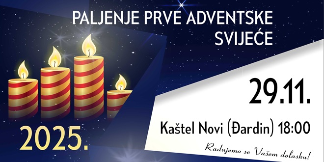 IZ KAŠTELA POZIVAJU: Dođite u Đardin u Novom i s nama upalite prvu adventsku svijeću