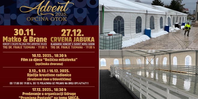 Advent u Otoku donosi pregršt događanja: Klizalište, koncerti, radionice, Moto Mrazovi i bogata blagdanska ponuda