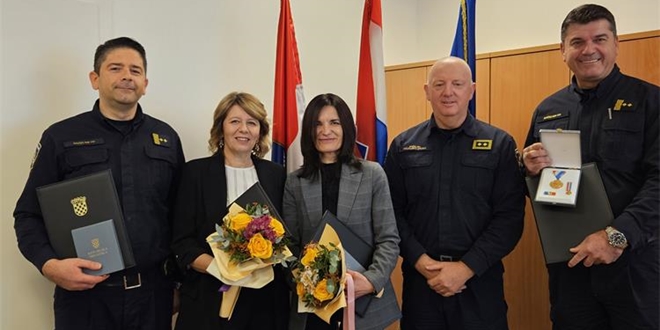 Spomenicom domovinske zahvalnosti odlikovano četvoro djelatnika PU dubrovačko-neretvanske