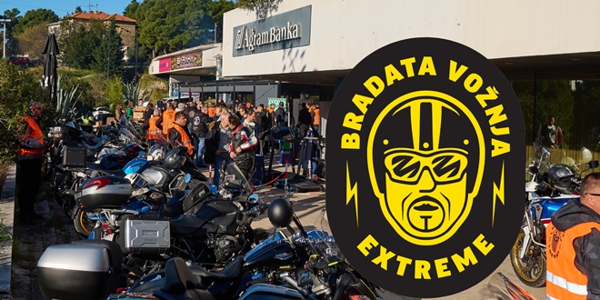 BRADATA VOŽNJA EXTREME Moto karavana ide od bolnice u Splitu do Zadra!