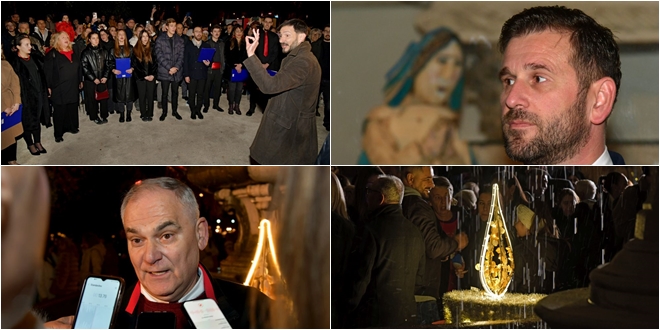 FOTO/VIDEO: ČAROLIJA U ĐARDINU Upaljena prva adventska svijeća, okupilo se mnoštvo Splićana