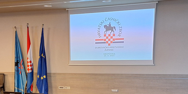 Skupština Hrvatskog časničkog zbora Dubrovačko-neretvanske županije izabrala novo vodstvo