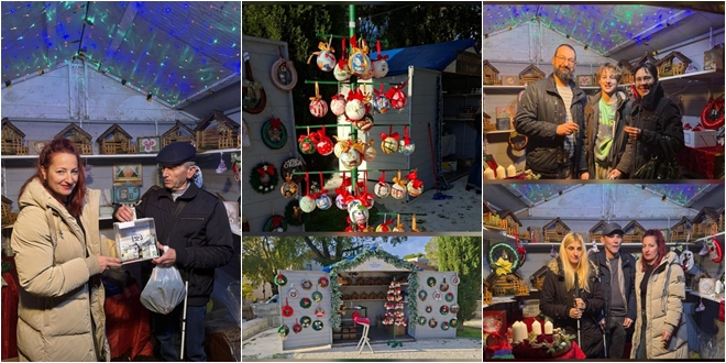 FOTOGALERIJA Županijska udruga slijepih Split prvi put sudjeluje na Adventu