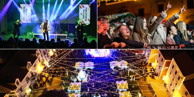 Uz tisuće lampica i grupu Silente otvoren Advent Makarska 2025.