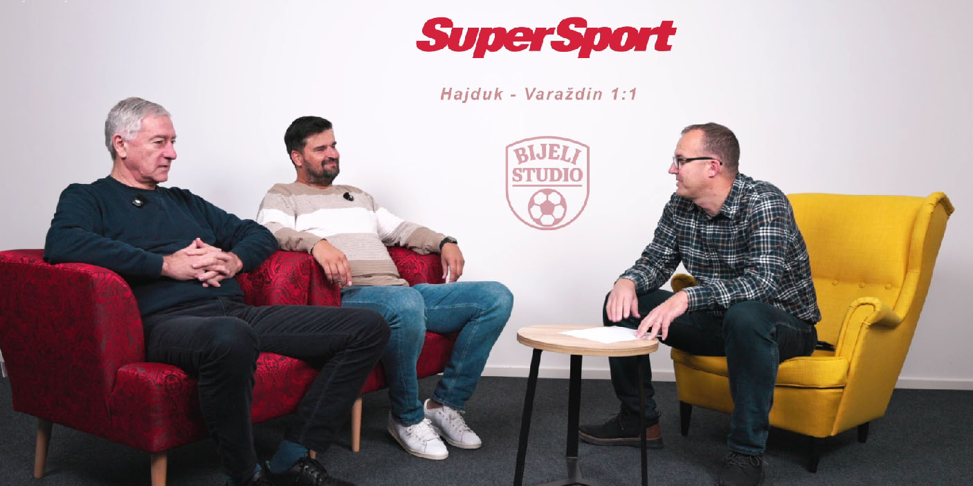 BIJELI STUDIO: Pogledajte analizu dvoboja između Hajduka i Varaždina te zanimljivije detalje s ostalih utakmica