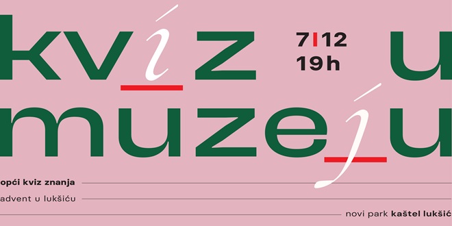 Muzej grada Kaštela organizira kviz na adventskim kućicama u Lukšiću