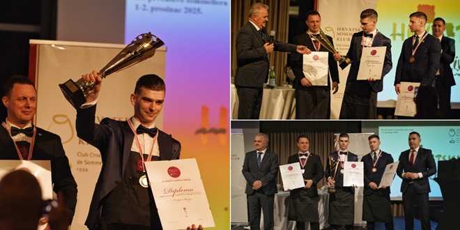 Kristijan Harjač je najbolji sommelier Hrvatske 2025.