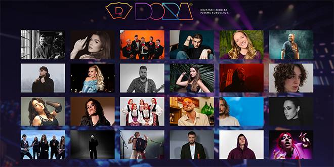 DORA: Ovo su 24 pjesme u utrci za Eurosong