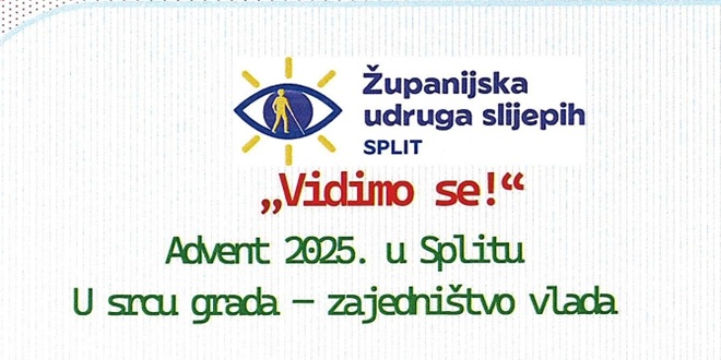 Županijska udruga slijepih na svojoj adventskoj kućici ugostit će svoje prijatelje