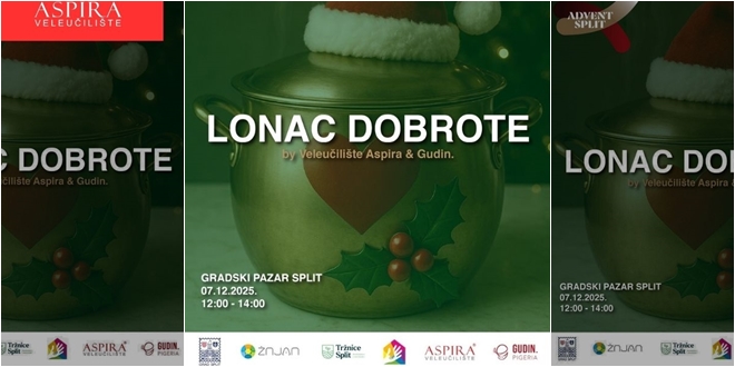 Lonac dobrote na splitskom Adventu