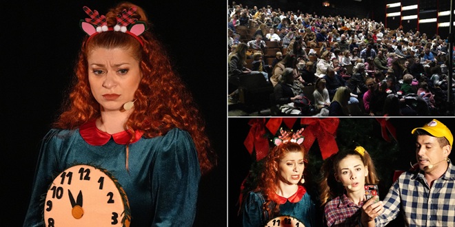 FOTO Teatar uz more: Djecu i roditelje oduševio 'Čarobni božićni sat'