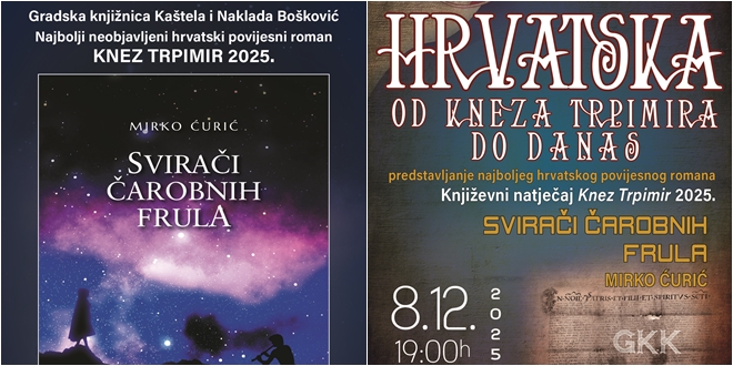 Dan Gradske knjižnice Kaštela uz predstavljanje romana 'Svirači čarobnih frula'