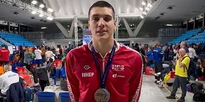 VIDEO Jere Hribar osvojio tri medalje na Europskom prvenstvu