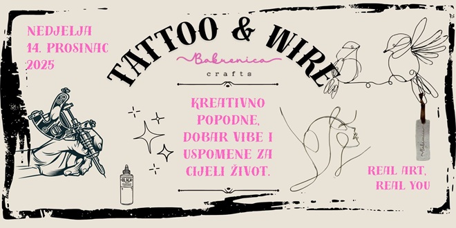 ŠIBENIK Wire i tattoo radionica u Azimutu