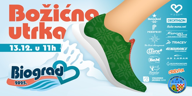 BIOGRAD NA MORU Ove subote Božićna utrka