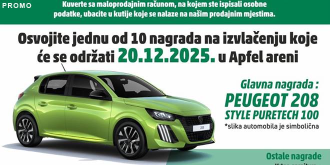 Velika nagradna igra Apfela '10 € za 10 nagrada'