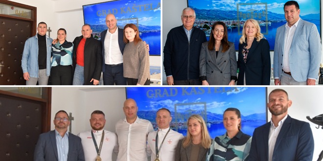 Niz prijema u kaštelanskoj gradskoj upravi