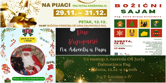 Treći adventski vikend u Pagu