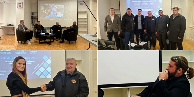 U Splitu održano predavanje 'Obvezni vojni rok - građanska dužnost i važnost obrambene spremnosti'