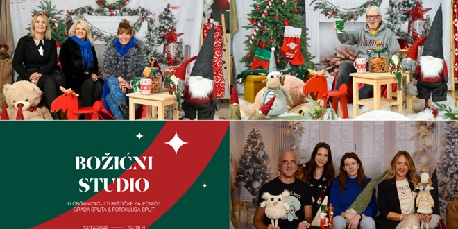 Fotoklub i Turistička zajednica dijele najljepše poklone, dođite u Božićni studio!