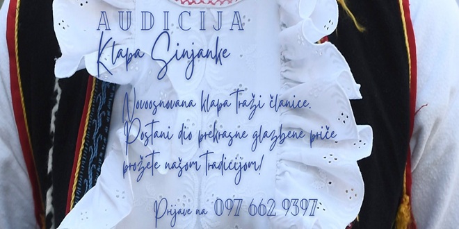 Osniva se ženska klapa 'Sinjanke'