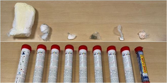 Na području Sinja zaplijenjen kilogram amfetamina, pronađena i pirotehnika